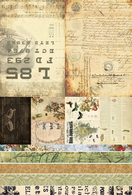 Junk Journal Blocks Roycycled Paper