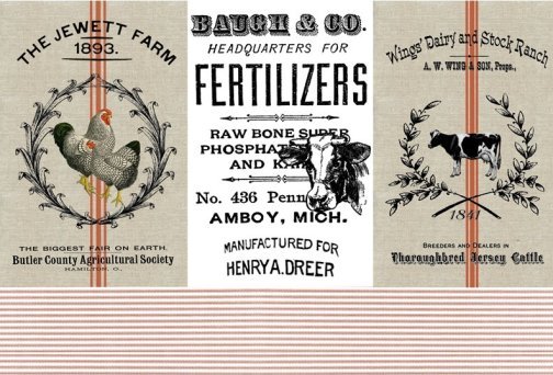 Farmhouse Project Blocks Roycycled Paper