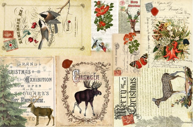Christmas Masterboard Roycycled Decoupage Paper