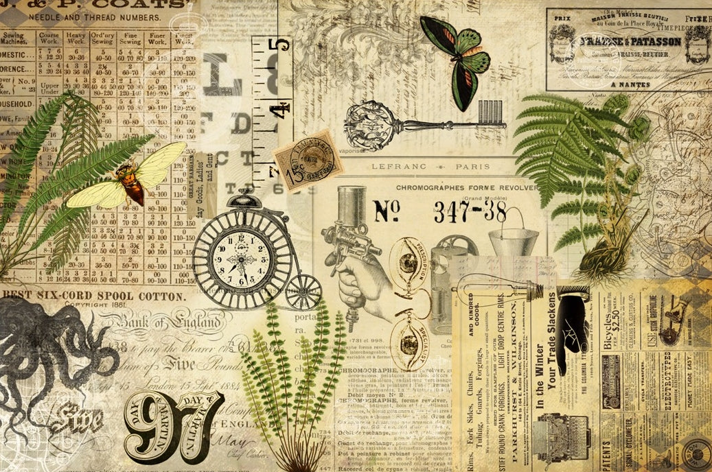 Industrial Master-board Roycycled Decoupage Paper