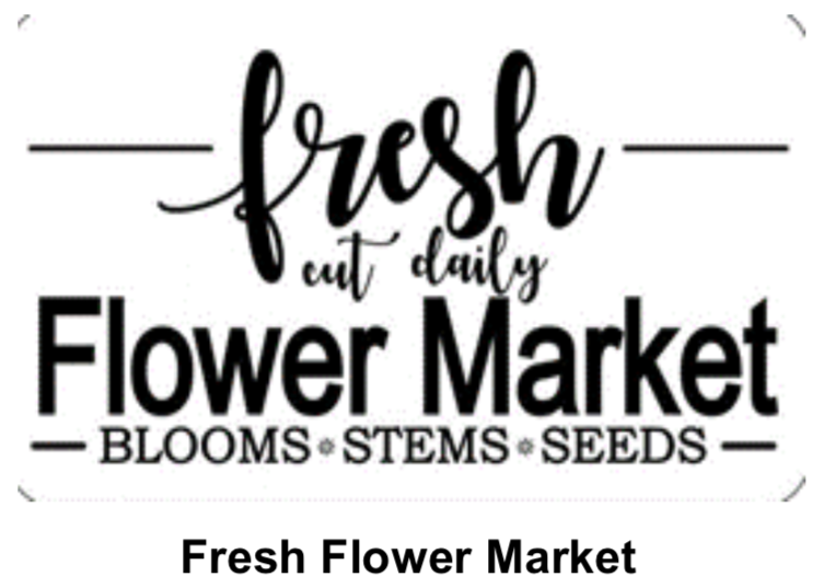 Flower Market JRV Stencil
