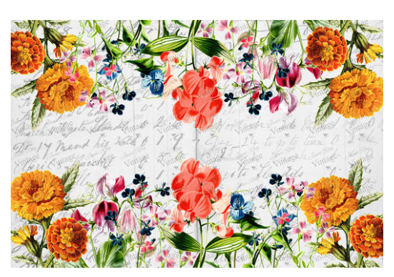 JRV Summer Flower Garden Paper