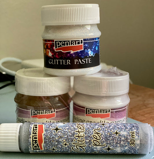 Pentart Fineline Crackle Supply Bundle