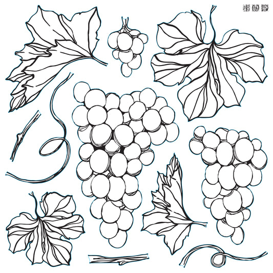 Grapes IOD Stamp