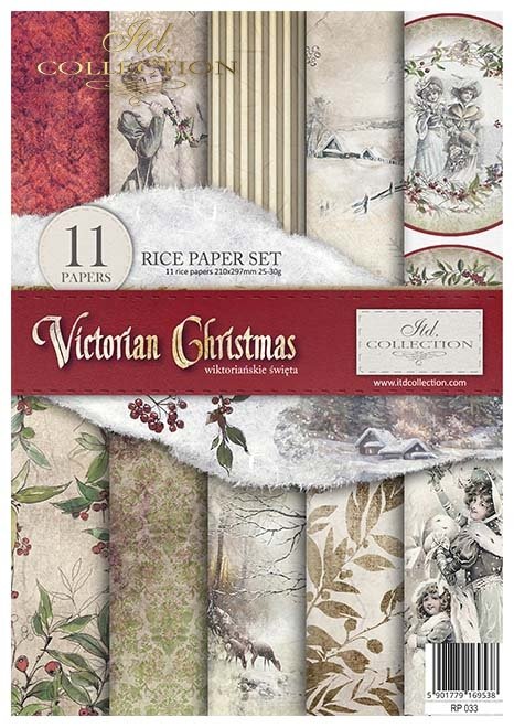 Victorian Christmas Collection ITD Rice Paper