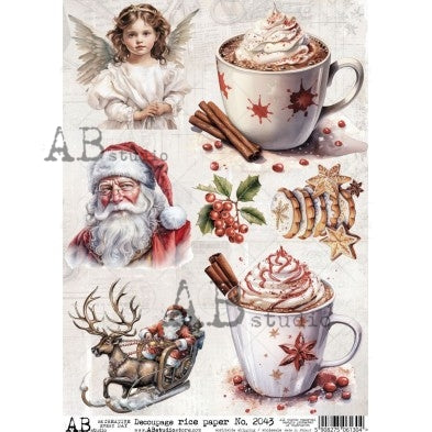 AB Studio Peppermint Cocoa Rice Paper