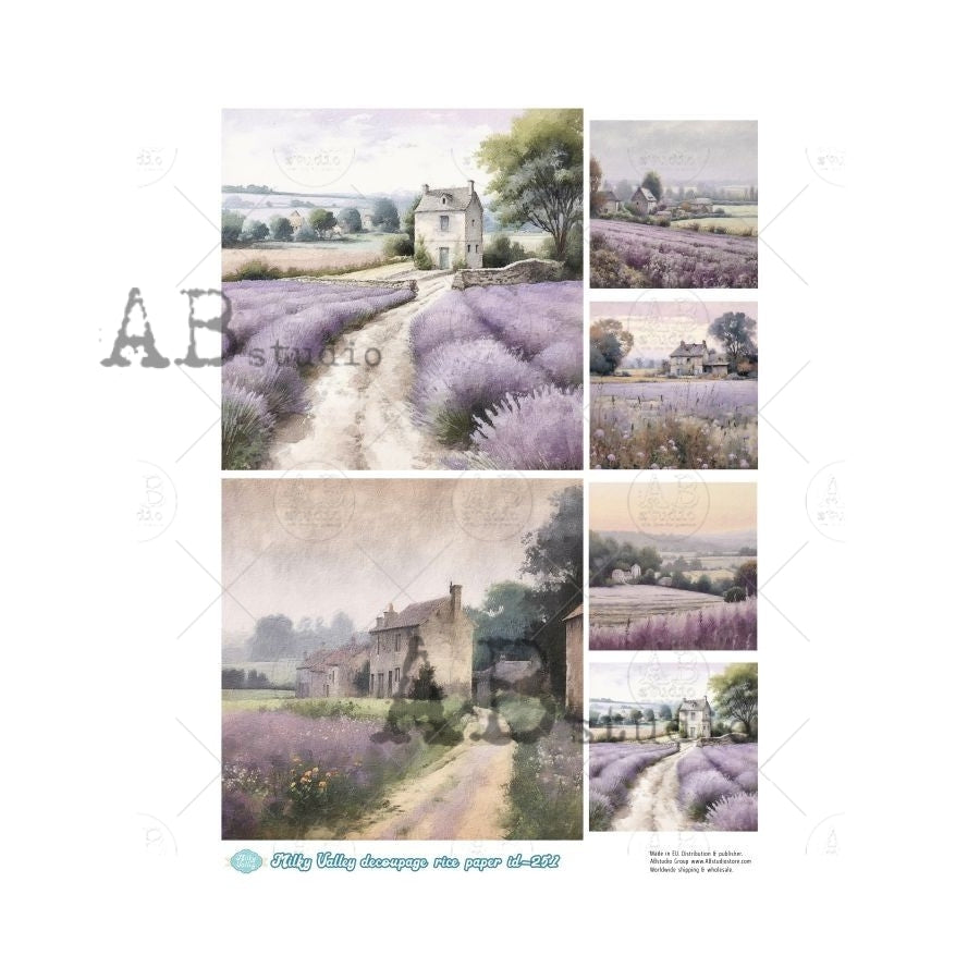 Lavender Farmhouse 6 Scenes by AB Studios