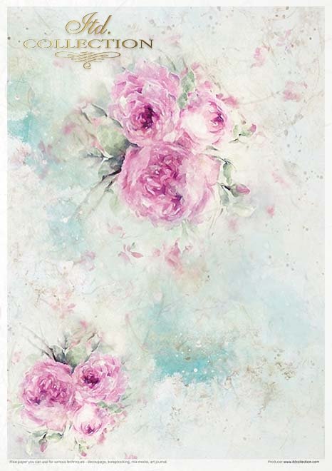 Vintage & Shabby Chic - Vintage & Shabby Chic - Mystical Night Roses  Wrapping Paper by Vintage Love
